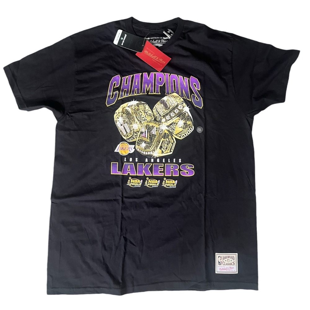 Mitchell & Ness Los Angeles Lakers Three peat Championship Tee